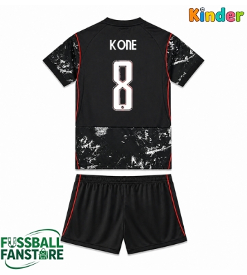 Kanada Ismael Kone #8 Replik Auswärtstrikot Kinder WM 2026 Kurzarm (+ Kurze Hosen)